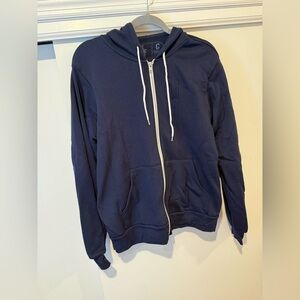The Music Man Broadway Navy Zip up Hoodie Medium EUC
